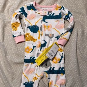 Lot of Baby girl pajamas size 12 month